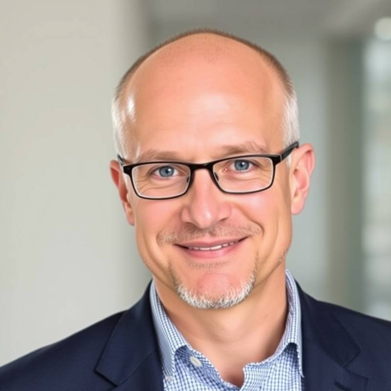 Portret van David Bakker, CEO van TalentAcademie Nederland.